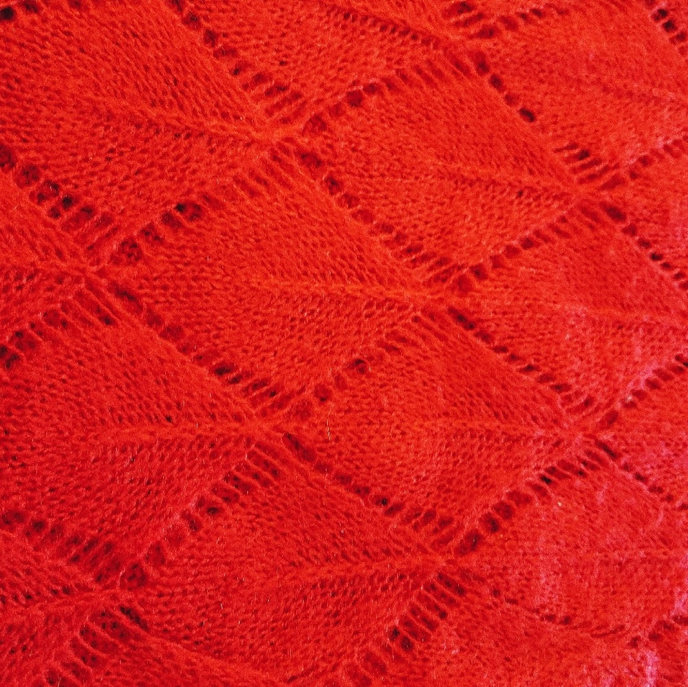 Beautiful Red Scarf - Picture 5 of 5